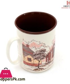 Heritage European Houses Print 250Ml Mugs Set ( Set Of 6) 22 Heritage Casa Set Of 6 Mugs