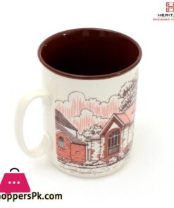 Heritage European Houses Print 250Ml Mugs Set ( Set Of 6) 23 Heritage Casa Set Of 6 Mugs
