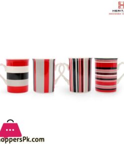 Heritage Stripe Mugs 6 Pieces Set
