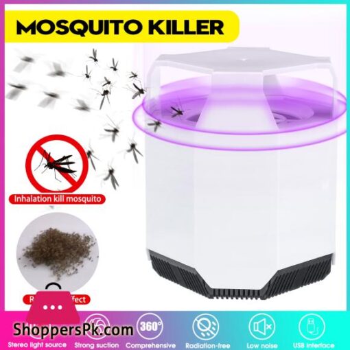Home Mute USB Electronic Mosquito Trapper Bug Zapper Safety Non toxics Mosquito