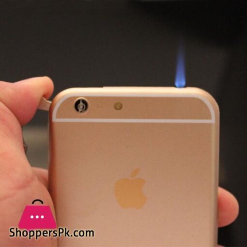 Free shipping Refillable Butane Gas Windproof Metal iPhone 6 shape Cigar Lighter Smoking Gadget Amazing Originality Lighterslighter brand