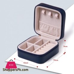 Jewelry Box Hook Pocket Round Waterproof Earring Necklace Ring Bracelet Organizer Square 12 Portable Jewelry Box Jewelry Organizer Display Travel Jewelry Case Boxes Zipper Leather Storage Joyeros Organizador De Joyasjewelry Packaging Display