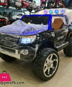 Kids Ride On Toy Car Ford Ranger Pick Up Truck 4x4 Metallic