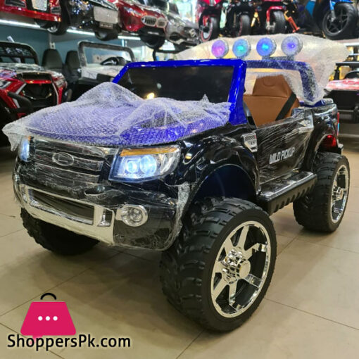 Kids Ride On Toy Car Ford Ranger Pick Up Truck 4x4 Metallic