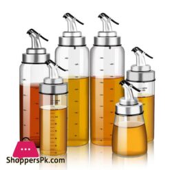 Kitchen Olive Oil Dispenser Cooking Oil Sprayer Glass Vinegar Cruet 10Oz Olive Bottle Vinegar Dispenser Oil Container - 300 Ml
