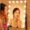 Makeup Mirror With Lamp Stand Type Recharging Light Beauty Mirror With Led Light Bulb|Dressers 1 Makeup Mirror With Lamp Stand Type Recharging Light Beauty Mirror With Led Light Bulbdressers