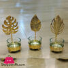Nordic Metal Candle Holder Leaves Candlestick Dining Table Candle Stand Wedding Living Room Romantic Dinner Home Decor Gift 1Pcs