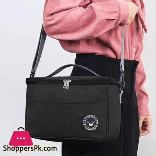 Portable Lunch Bag - 1 Pcs Size : 24x14x17CM