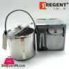 REGENT Ice Pail Black Leather Ice Bucket - 19953