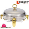REGENT LUX Round Dish Warmer Serving Dish 2.5 Liter - 173876.G