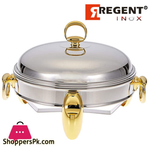 REGENT LUX Round Dish Warmer Serving Dish 2.5 Liter - 173876.G