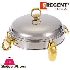 Regent Lux Round Dish Warmer Serving Dish 2.5 Liter - 173876.G