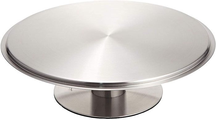 REGENT Rotatable Cake Stand Turntable Silver - 158122