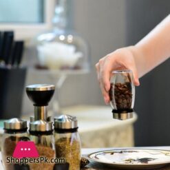 Rotating Cruet Condiment Seasoning Jars Set For Spices Pepper Sprays Bottles Salt Shakers Holder Kitchen Storage Rack Organizer