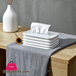 Silicone Foldable Paper Facial Tissues Box Free Retractable Capacity Tissue Box Simple Bathroom And Kitchen Folding Tissue Boxtissue Boxes
