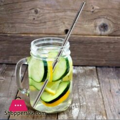 Bao Sheng Stainless Steel Straw Sw 0023 Metal Drinking Reusable Straw Eco Friendly Durable Kitchen Utensils Food Grade Metal Drinkware For Dining Smoothies Milkshake Drinks Tea Milk Cocktails