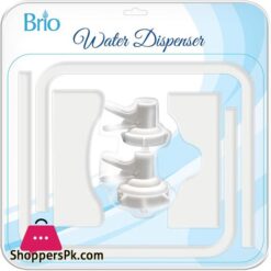 Brio Stainless Steel 3 5 Gallon Water Jug Stand And 2 Dispenser Valves Rust Resistant Non Slip Water Stand With Bpa Free Fast Flow Water Spout Fits Both 48Mm And 55Mm Bottles 2 Caps Included White