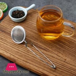 2Pcsset Stainless Steel Tea Infuser Handle Tea Ball Sphere Mesh Tea Strainer Coffee Filter Diffuser Kitchen Gadget