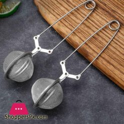 2Pcsset Stainless Steel Tea Infuser Handle Tea Ball Sphere Mesh Tea Strainer Coffee Filter Diffuser Kitchen Gadget