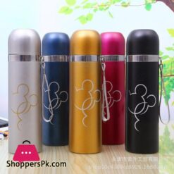 Stainless Steel Vacuum Flask Defects Light Weight 500Ml Cartoon Thermos Portable Bottle