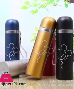 Stainless Steel Vacuum Flask Defects Light Weight 500Ml Cartoon Thermos Portable Bottle