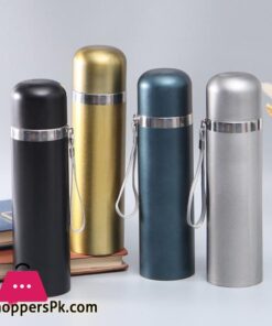 Stainless Steel Vacuum Flask Defects Light Weight 500Ml Cartoon Thermos Portable Bottle
