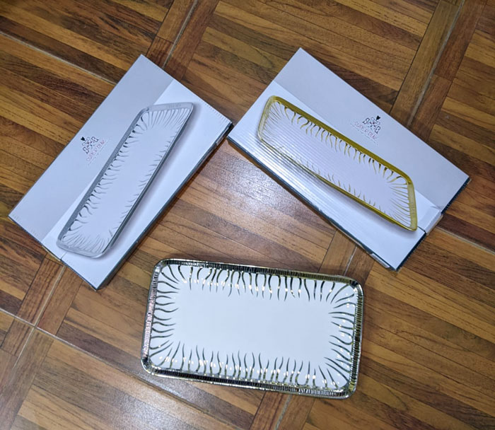 Super Dine Ceramic Serving Platter - Small 12 X 6.5 Inch