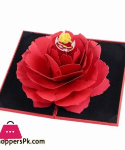 Unique Pops Up Rose Wedding Engagement Rings Box Surprise Jewelry Storage Holder Valentines Day Best Gift Boxes For Women Ringsjewelry Packaging Display