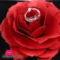 Unique Pops Up Rose Wedding Engagement Rings Box Surprise Jewelry Storage Holder Valentine'S Day Best Gift Boxes For Women Rings 13 Unique Pops Up Rose Wedding Engagement Rings Box Surprise Jewelry Storage Holder Valentines Day Best Gift Boxes For Women Ringsjewelry Packaging Display