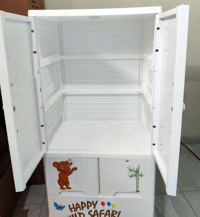 Phoenix Happy Wild Safari Wardrobe Hanging With 4 Drawer