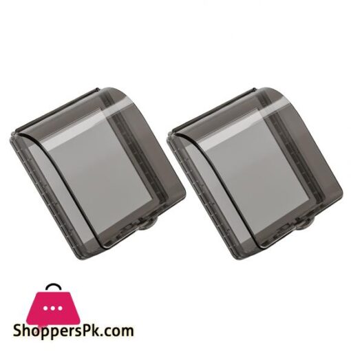 2pcs Waterproof Wall Switch Socket Cover 86 Type Splash proof Socket CoverElectrical Safety