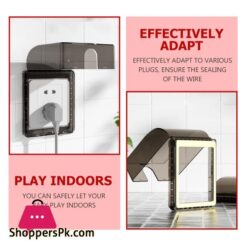 2Pcs Waterproof Wall Switch Socket Cover 86 Type Splash Proof Socket Coverelectrical Safety
