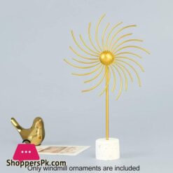 Gezichta Wind Spinnerwindmill Ornamentiron Art Windmill Ornamentmetal Wind Sculptures Spinnersdesktop Decorations Home Decorationgold Free Size