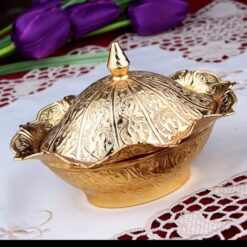 OVAL LALEGUL POT WITH COVER 058-18