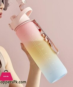 1000ml Fashion Healthy Material Water Bottle Color Change Design Large Capacity Sports Plastic Drinking Bottles Eco FriendlySports Bottles