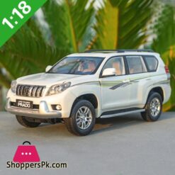 118 Toyota Land Cruiser Prado Diecast Suv Car Model Toys For Boy Gifts Collection Hobby White Green With New Original Boxdiecasts Toy Vehicles