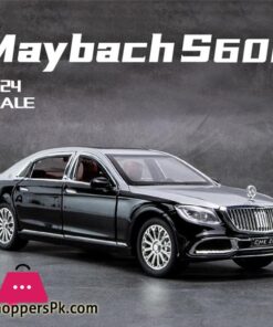 Miniature 124 Diecast Alloy Model Car Simulation Maybach S600 Luxury Sedan for Children Collection Metal Vehicle Boys Hot Toys