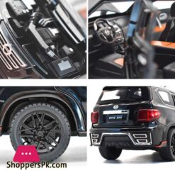 124 Nissan Patrol Alloy Car Model Diecasts Metal Toy Modified Off Road Vehicles Model Simulation Sound Light Childrens Toy Giftdiecasts Toy Vehicles