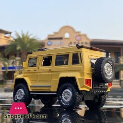 1:24 Unimog U5000 Alloy Car Model Diecast &Amp; Metal Suv Toy Car Model Simulation Sound Light Kids Collection Gift