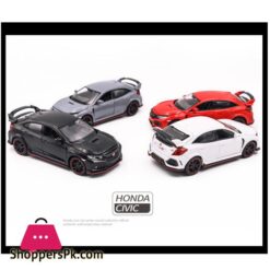 1:32 Scale Honda Civic Type R Toy Car Alloy Diecast Metal Car Model Miniature With Sound Light Car For Children