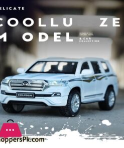 132 Toy Car TOYOTA LAND CRUISER Prado Metal Toy Alloy Car Diecasts Toy Vehicles Car Model 6 Doors Can Opened Toys For ChildrenFigurines Miniatures