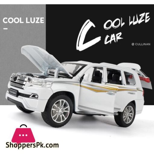 132 Toy Car TOYOTA LAND CRUISER Prado Metal Toy Alloy Car Diecasts Toy Vehicles Car Model 6 Doors Can Opened Toys For ChildrenFigurines Miniatures