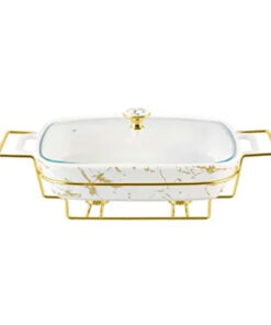 Brilliant Rectangular Casserole Serving Food Warmer Dish 14.5 Inch – BR4017