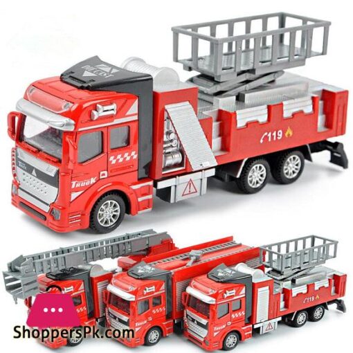 148 Pull Back Alloy Car Engineering Rubbish Truck Model Excavators Cement Concrete Fire Fighting Diecasts Vehicles Toy for Kidsvehicles toy