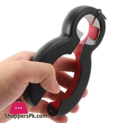 1Pc Multifunctinal Stainless Steel 6 In 1 Bottle Can Opener Corkscrew For Bar Restaurant Use Beer Wine Opener Bar Kitchen Toolopeners