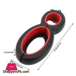 1Pc Multifunctinal Stainless Steel 6 In 1 Bottle Can Opener Corkscrew For Bar Restaurant Use Beer Wine Opener Bar Kitchen Toolopeners