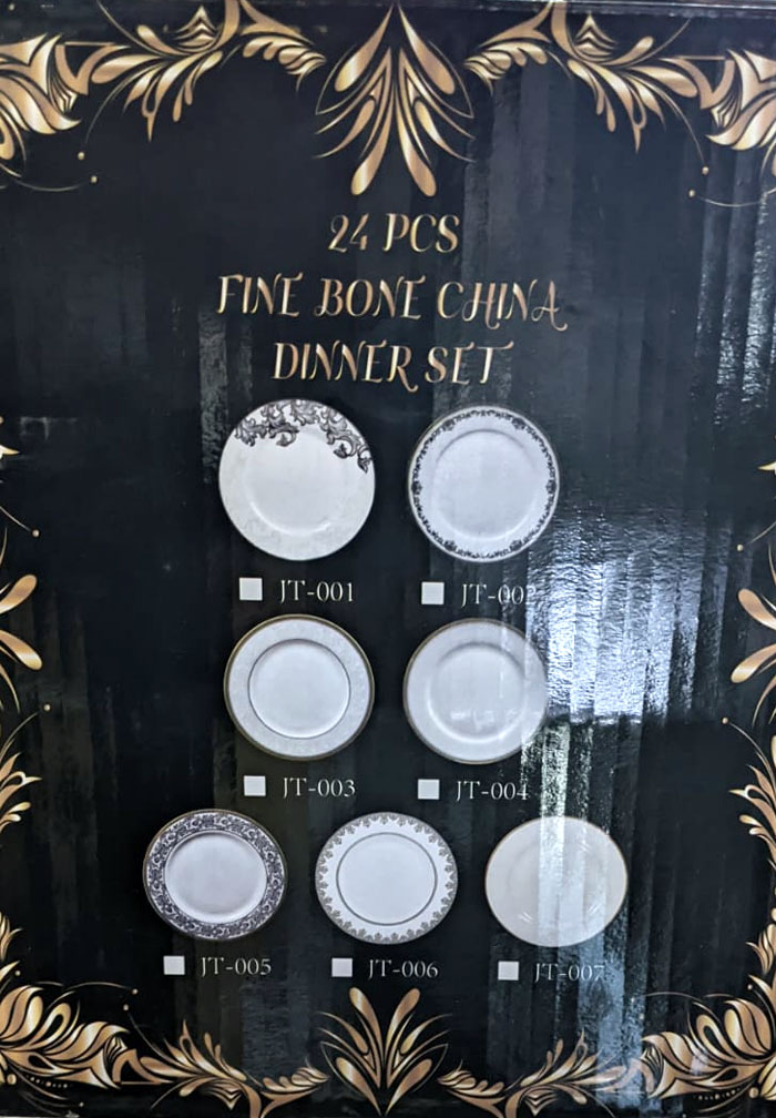 24-Pcs Fine Bone China Tea Set More N More