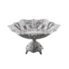 Osena Pewter Metal Hexagonal Chocolate Bowl Silver Turkey Made - 259-K-K-11