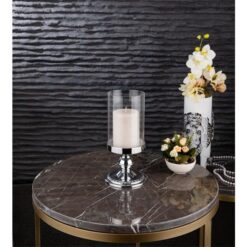 SARISA BATON CANDLE 12H24 SILVER 279-K-1-C-01