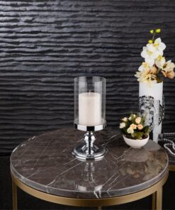 SARISA BATON CANDLE 12H24 SILVER 279-K-1-C-01